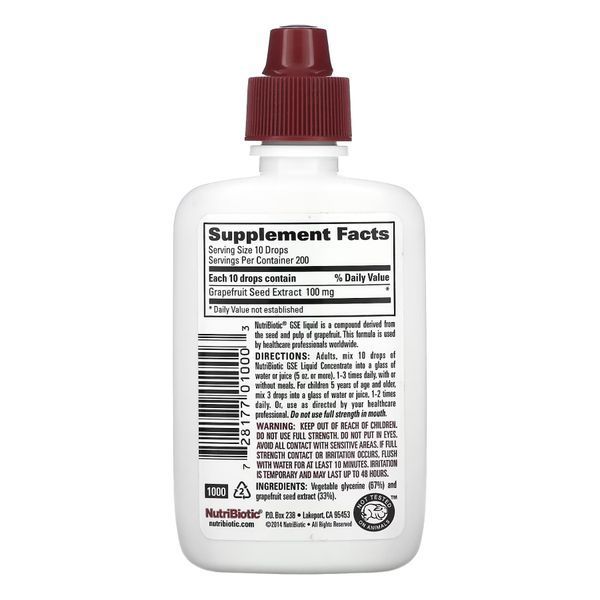 GSE Liquid Concentrate - 59 ml Nutribiotic dsn_25504 фото