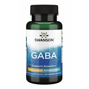 GABA Maximum Strength 750 mg - 60 Veg Caps dsn_9025 фото
