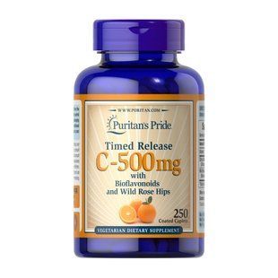Vitamin C-500 mg with Rose Hips Time Release - 250 caps dsn_33195 фото