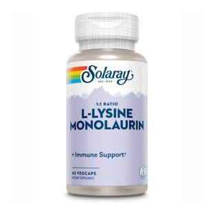 L-Lysine Monolaurin 1:1 - 60 vcaps Solaray dsn_23549 фото