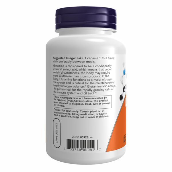 L-Glutamine 500mg - 120 vcaps dsn_25687 фото