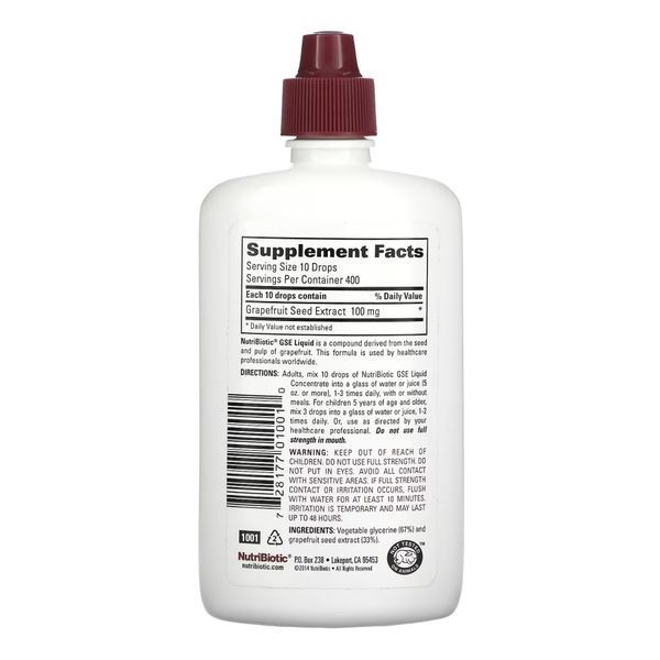 GSE Liquid Concentrate - 118 ml Nutribiotic dsn_26026 фото