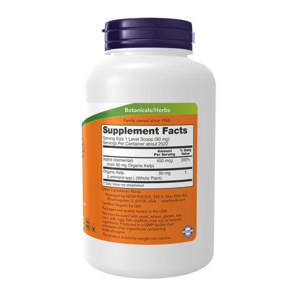 Kelp Powder Organic - 227g Now Foods dsn_30198 фото