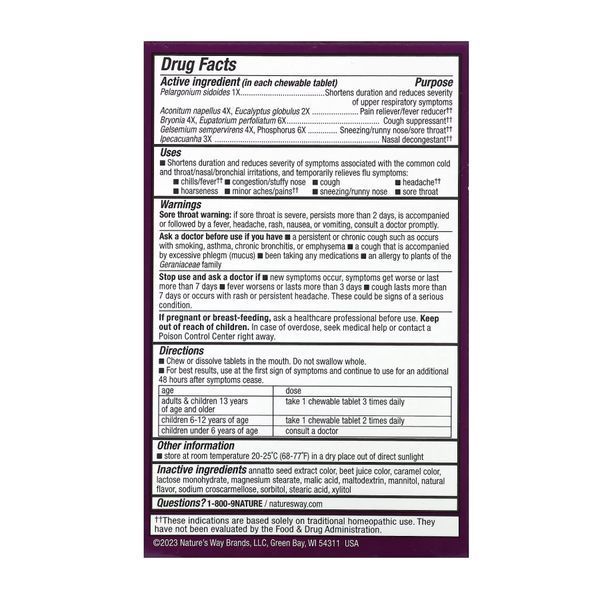 Umcka Cold & Flu Berry - 20 chew tabs dsn_23627 фото