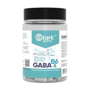 GABA & B6 500mg - 120 tabs dsn_30417 фото