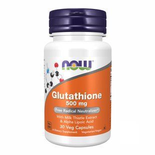Glutathione 500mg - 30 vcaps Now Foods dsn_18319 фото