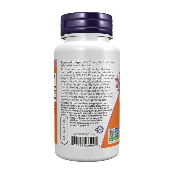 Red Yeast Rice 600mg - 120 vcaps dsn_27510 фото