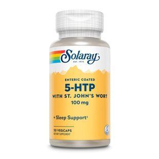 5-гідрокситриптофан, 5-HTP 100mg - 30 vcaps dsn_23534 фото