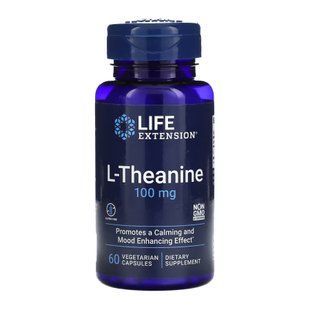 L-Theanine 100 mg - 60 vcaps Life Extension dsn_26298 фото