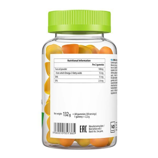 Omega 3 + DHA 60 gummies VPLab dsn_29470 фото