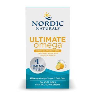 Ultimate Omega Fish Gels - 60 softgels Nordic Naturals / Ультімейт Омега (Рибні капсули) dsn_31126 фото