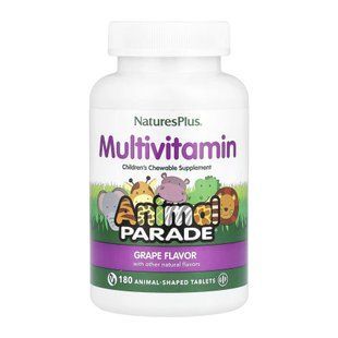 Витамины для детей (Children's Multi-Vitamin Animal Parade) 180 жевательных конфет со вкусом винограда dsn_28392 фото
