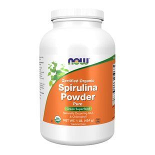 Спіруліна органічна Now Foods (Spirulina Powder) 454 г dsn_24685 фото