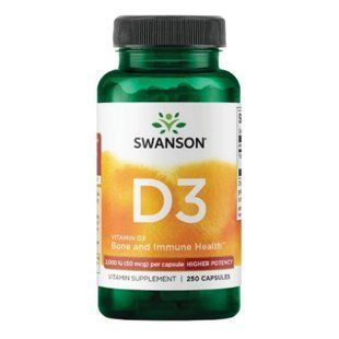 Vitamin D3 2000IU 50mcg - 250caps dsn_12778 фото