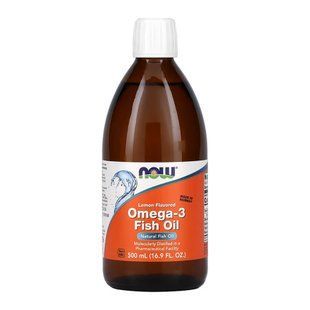 Рідка Омега-3 Риб'ячий Жир Now Foods Omega-3 Fish Oil Liquid 500 мл dsn_30931 фото