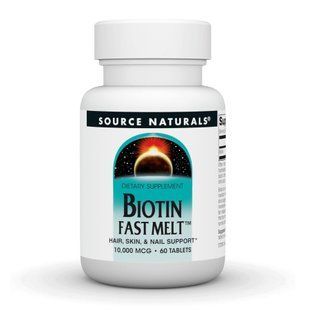 Biotin Fast Melt 10000 mcg - 60 tabs Source Naturals dsn_30078 фото