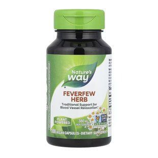 Піретрум дівочий Nature's Way (Feverfew Herb) 380 мг dsn_31572 фото