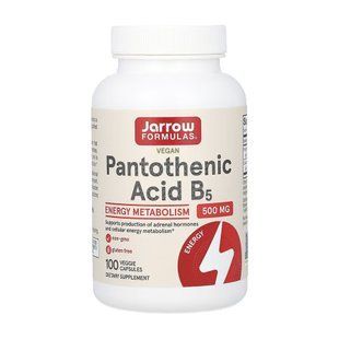 Pantothenic Acid 500mg - 100 v Пантотенова кислота 500 мг &mdash; Від акне та стресу dsn_30510 фото