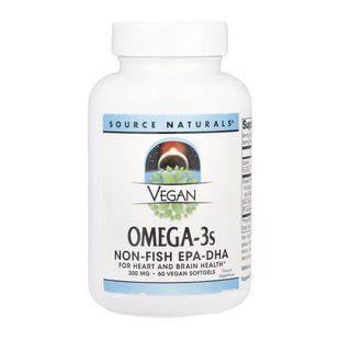 Веганская Омега-3 Source Naturals EPA-DHA 300 мг (60 капсул) dsn_29542 фото