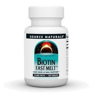 Biotin Fast Melt 10000 mcg - 120 tabs Source Naturals dsn_30079 фото