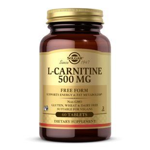 Л-карнітин Solgar L-Carnitine 500 мг 60 таб dsn_25859 фото
