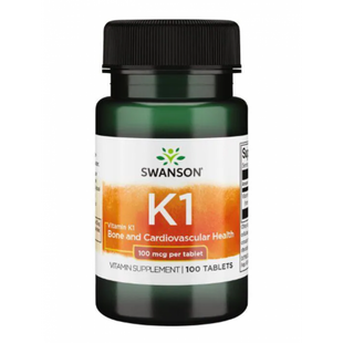 Vitamin K-1 100mcg - 100 tabs dsn_10481 фото