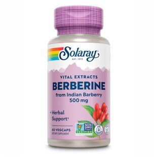 Berberine from Indian Barberry 500mg - 60 vcaps Solaray dsn_23553 фото