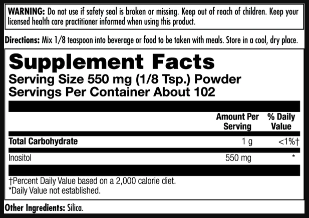 Inositol 550mg - 4oz dsn_23516 фото