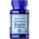 Біотин, Biotin, Puritan's Pride, 10.000 мкг, 100 гелевих капсул dsn_10899 фото 1