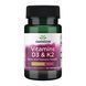 Vitamins D3 & K2 2000 Iu & 75mcg - 60 vcaps Swanson dsn_28259 фото 1