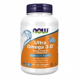 Ultra Omega 3-D Softgels - 90 softgels dsn_18398 фото
