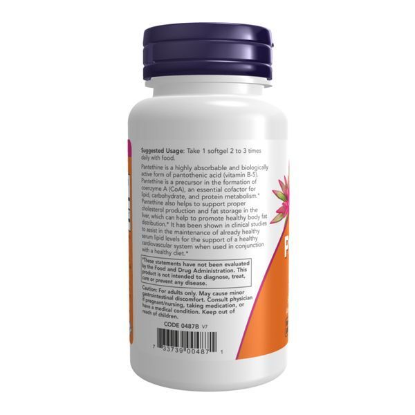 Pantethine 300 mg - 60 softgels Now Foods dsn_28847 фото